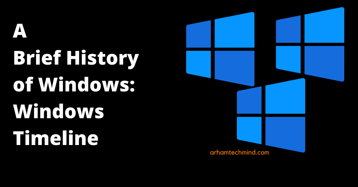 A Brief History of Windows Timeline You Should Know