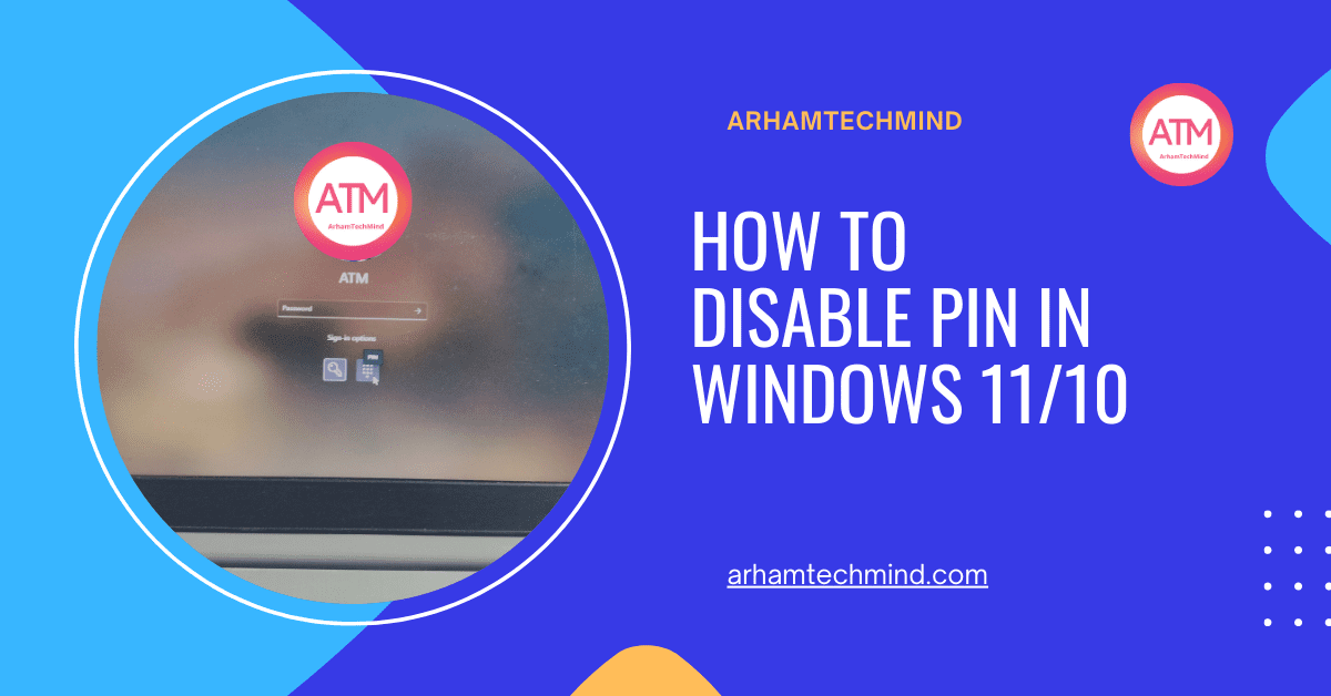disable pin in windows 11